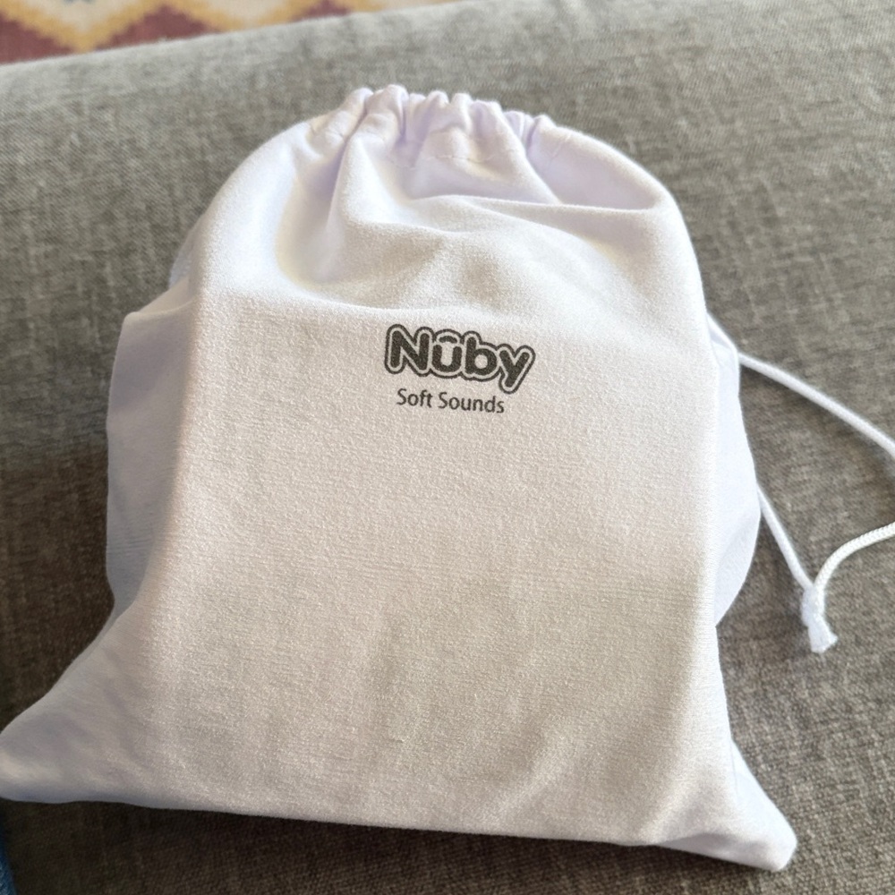 Nuby Soft Sounds Noise Canceling Baby Headphones with Drawstring Bag